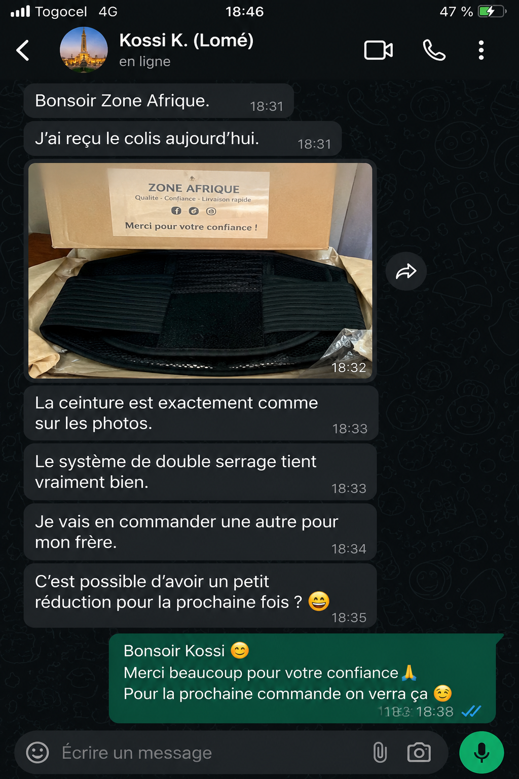 Ceinture Lombaire Double Serrage Premium™