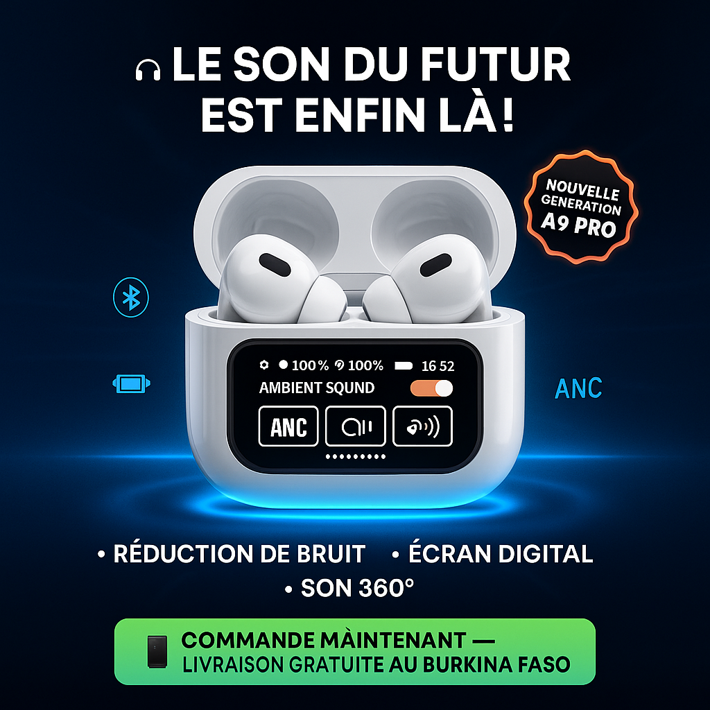 đ§ A9 PRO â Les Ă©couteurs intelligents du futur