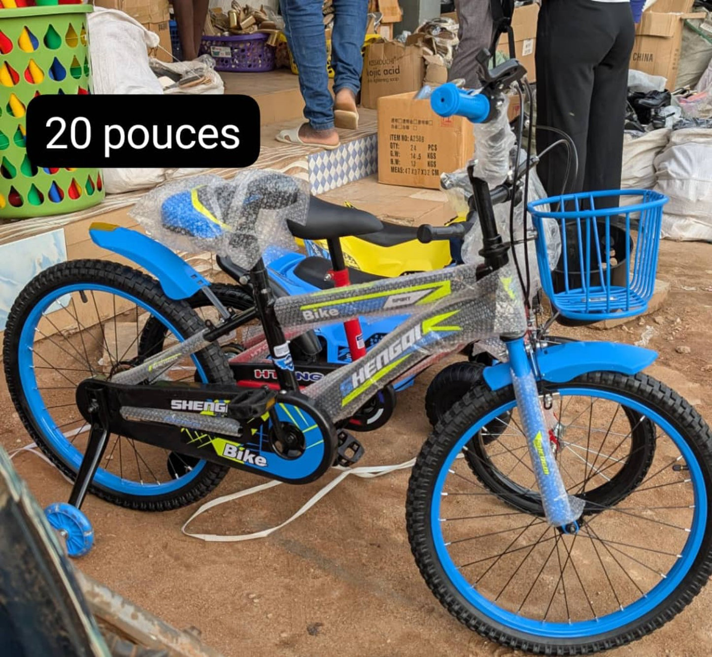 Vélo Enfant sécurité confort 20 et 16 pouces