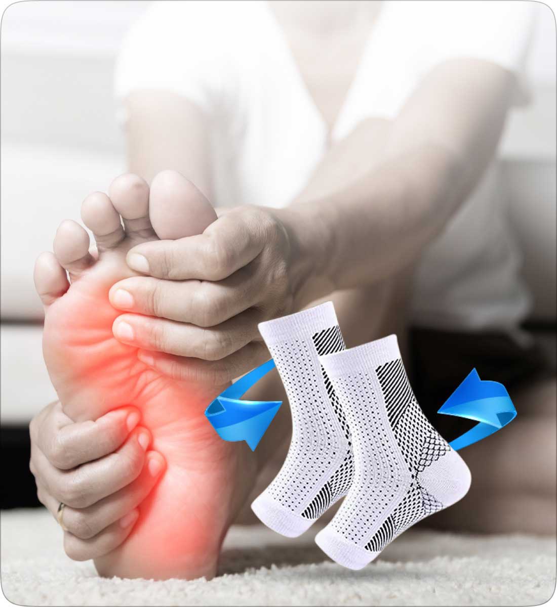(Copie) NeuroSocks | Pour une vie plus mobile et sans douleur ( Chaussettes de compression anti douleurs )