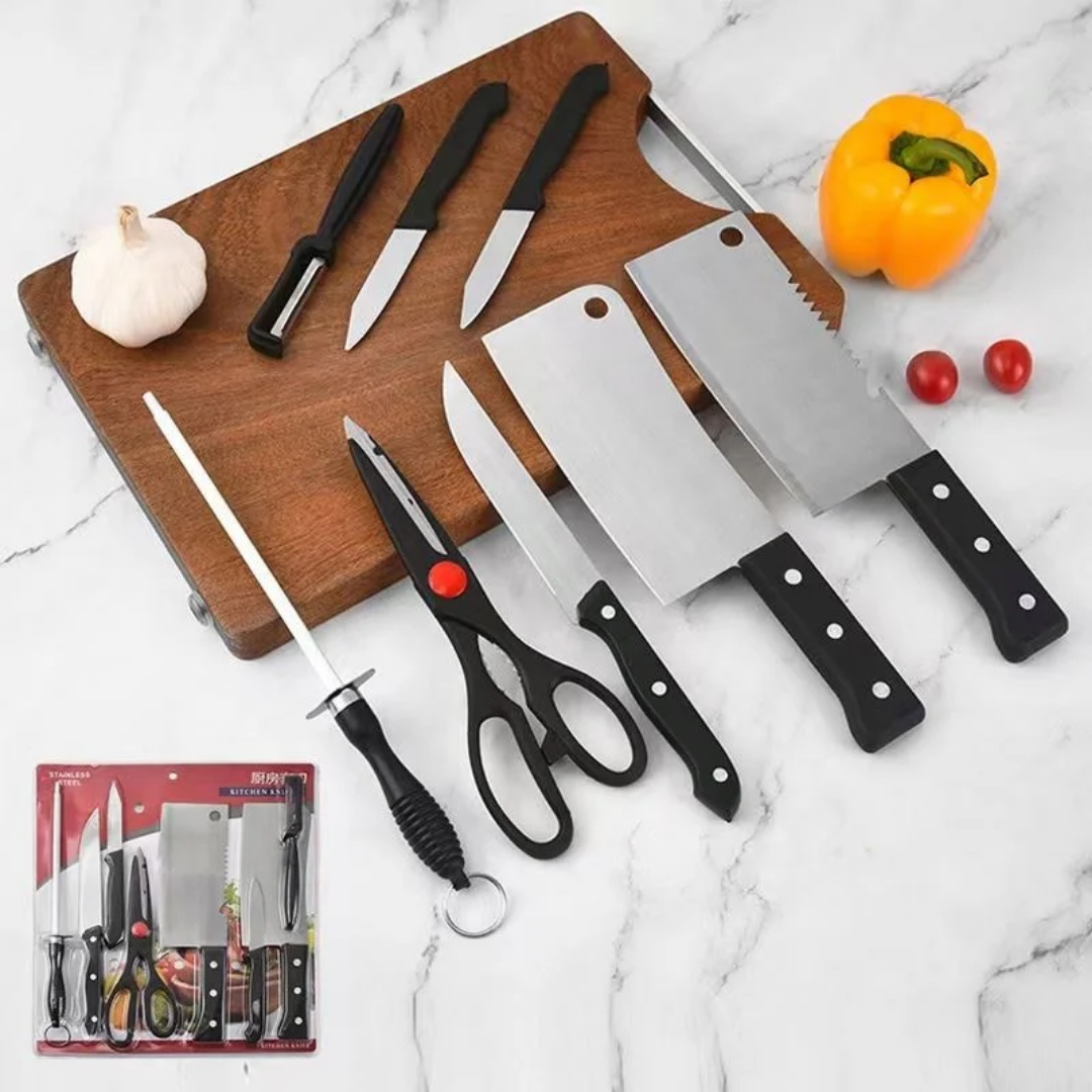 Ensemble couteaux de cuisine 8 en 1 đȘ đȘ