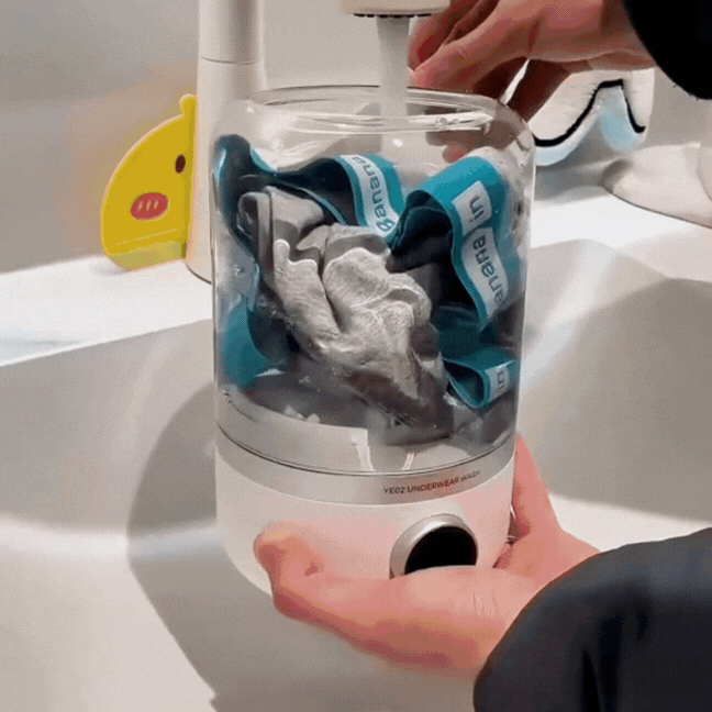 Mini machine à laver numérique 1.5L