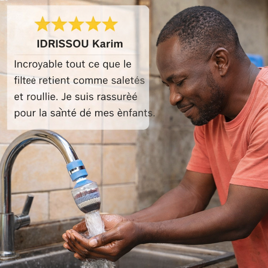 Sauve Vie : Filtre à eaux pour robinet