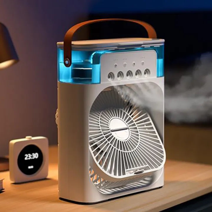 Mini- Climatiseur- Ventilateur - Diffuseur : Tout en UN