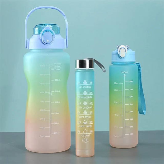 Bouteille d'eau motivante - Restez hydraté avec style ! 💧✨