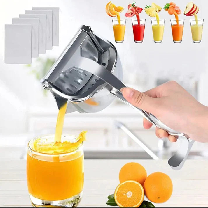 Presse jus en acier inoxydable manuel