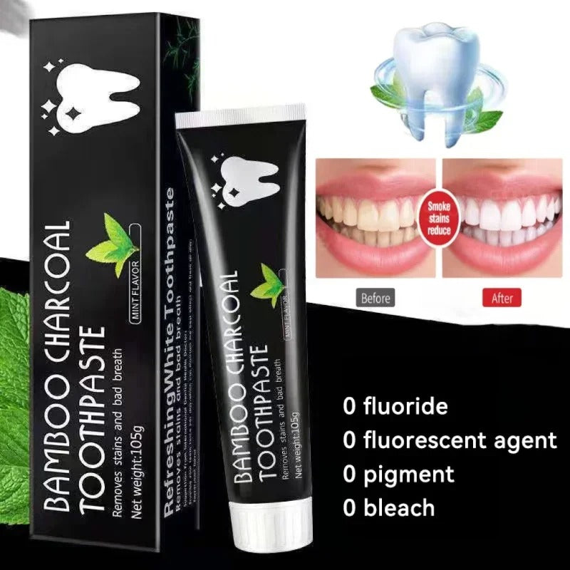 BambooSmile™ Dentifrice Blanchissant au Charbon de Bambou