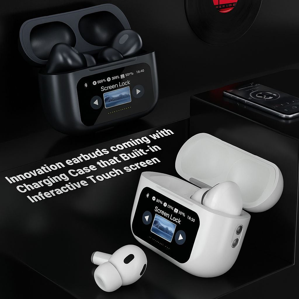 AirPods A9 Pro – Écouteurs Sans Fil Bluetooth avec ANC, Écran Tactile et 32h d’Autonomie