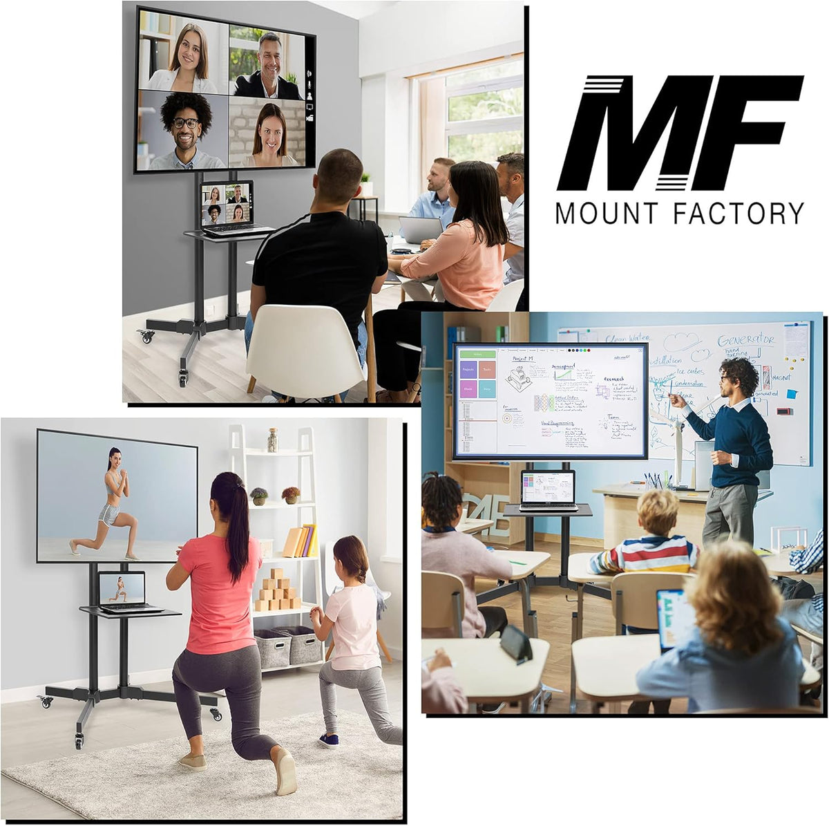 SUPPORT TV MOBILE PROFESSIONNEL: La Flexibilité Que Vous Méritez