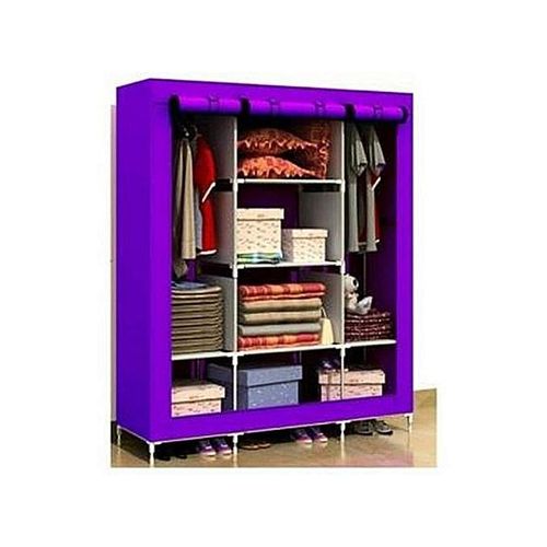 ARMOIRE 3 BATTANT DEMONTABLE EN TISSU