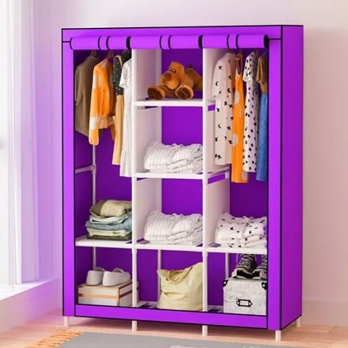 ARMOIRE 3 BATTANT DEMONTABLE EN TISSU