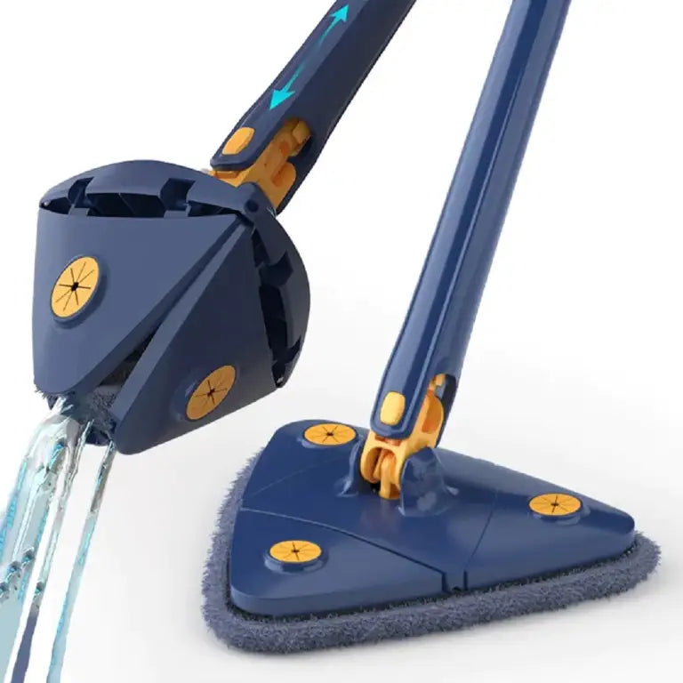 Balai à main plat avec tampon en microfibre lavable ,rotation à 360 degrés