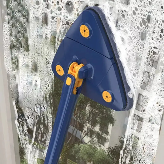 Balai à main plat avec tampon en microfibre lavable ,rotation à 360 degrés