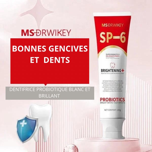 Second Dentifrice blanchissant probiotique Gestion de la santé bucco-dentaire(Élimine des années de taches)