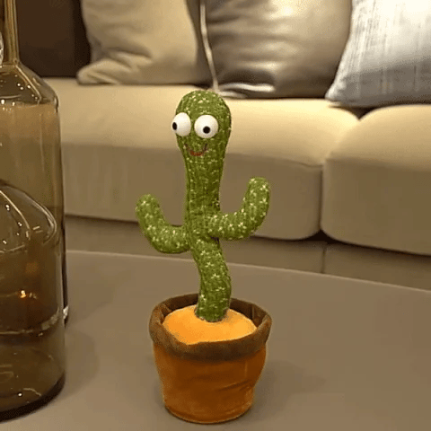 🌵 Cactus dansant et chantant - Le cadeau parfait qui fait sourire tous les enfants.