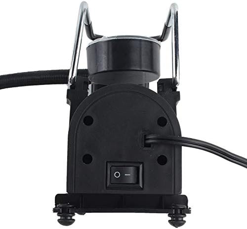 Compresseur d'air portatif, Gonfleur De Pneu De Voiture, de moto, de vélo. Pompe À Air Pompe Véhicule Manomètre Électrique 12V