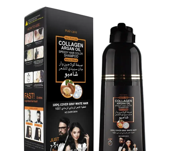Shampoing anti cheveux gris et rêches, renforce les cheveux dès les racines et prévient la chute des cheveux🔥