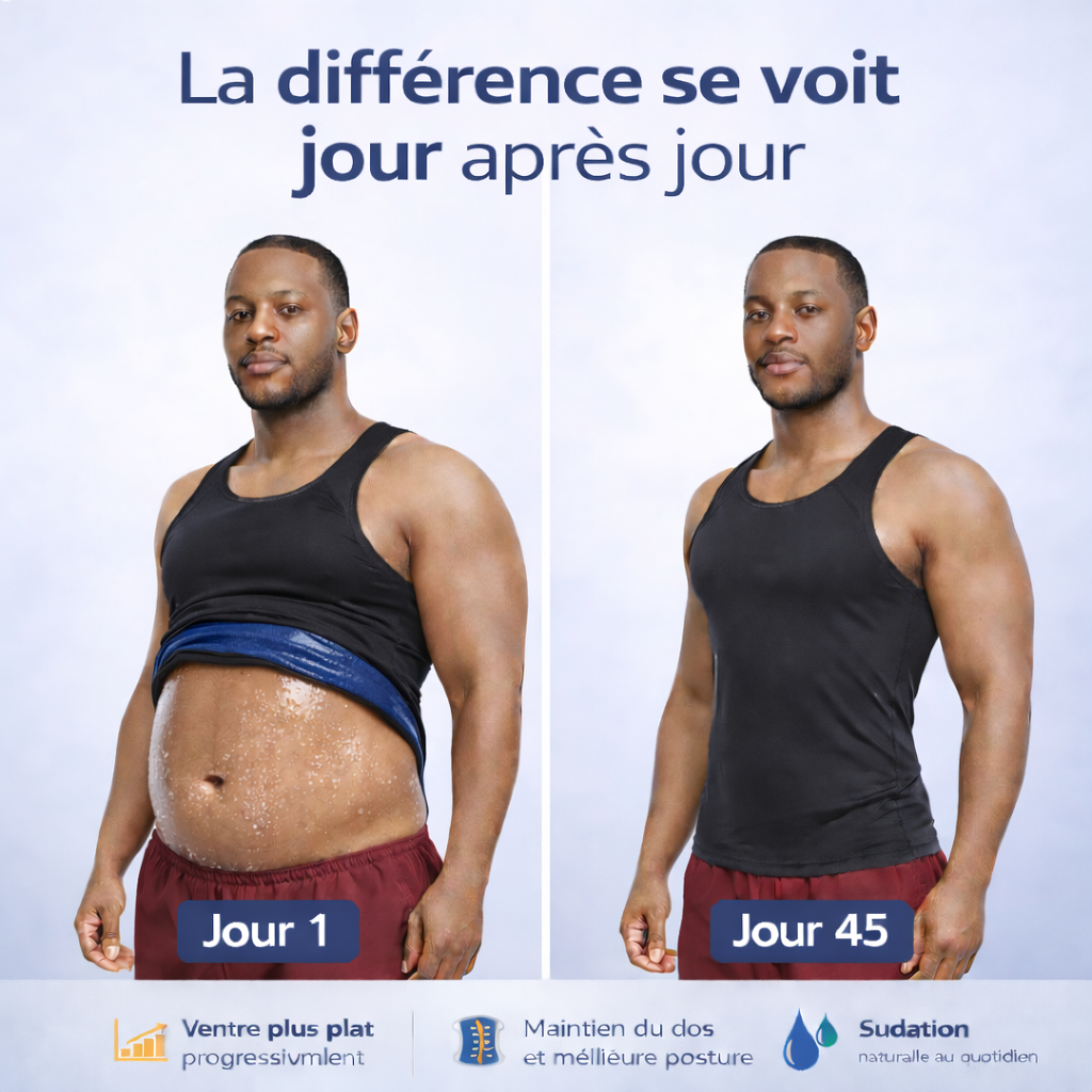 Débardeur amincissant homme et femme : 1 Acheté = 1 Offert