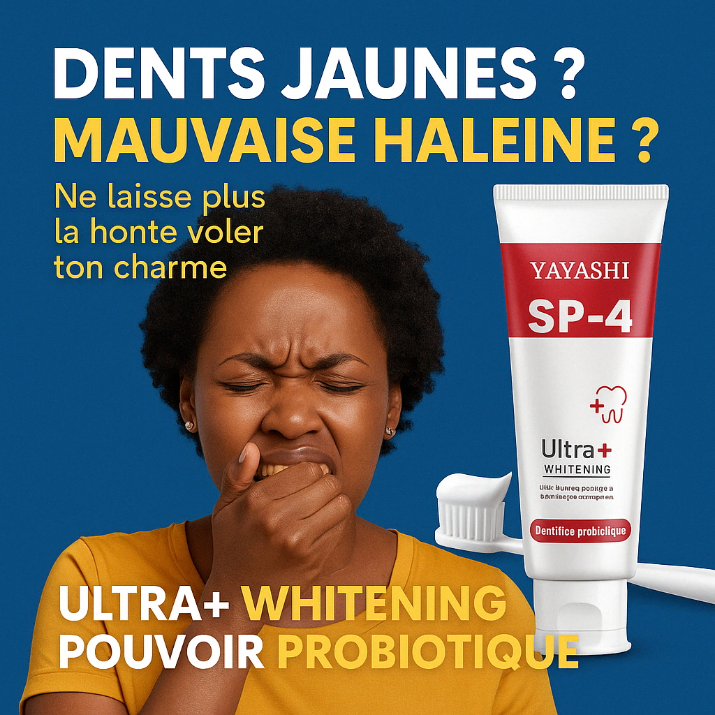 Dentifrice blanchissant probiotique Gestion de la santé bucco-dentaire(Élimine des années de taches)