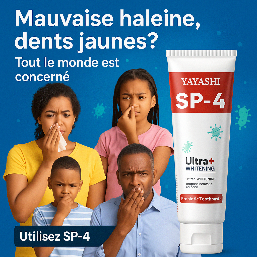 Dentifrice blanchissant probiotique Gestion de la santé bucco-dentaire(Élimine des années de taches)