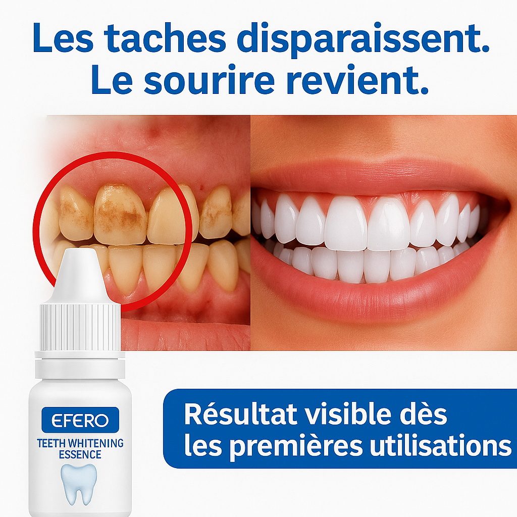 EFERO™ – Essence Blanchissante Ultra-Puissante | Élimine Tartre & Taches en Quelques Jours