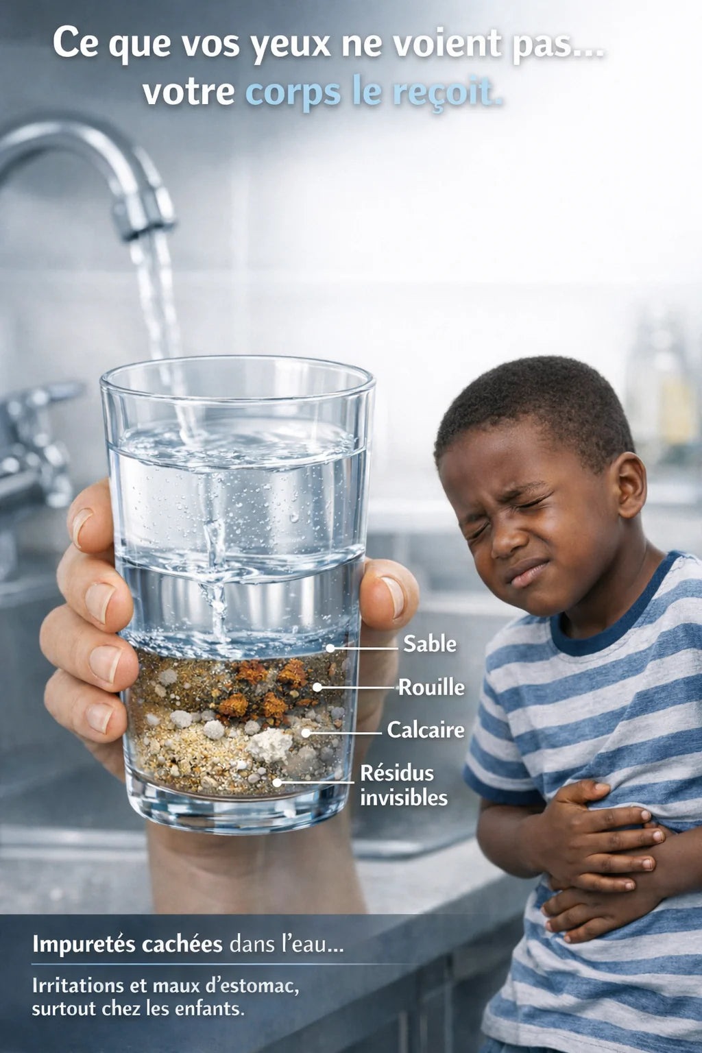 Sauve Vie : Filtre à eaux pour robinet