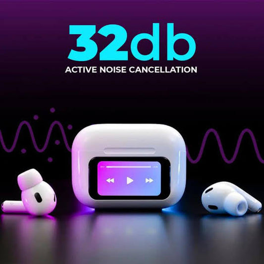 AirPods A9 Pro – Écouteurs Sans Fil Bluetooth avec ANC, Écran Tactile et 32h d’Autonomie