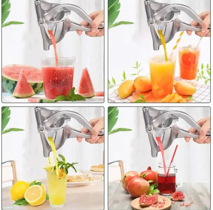Presse jus en acier inoxydable manuel