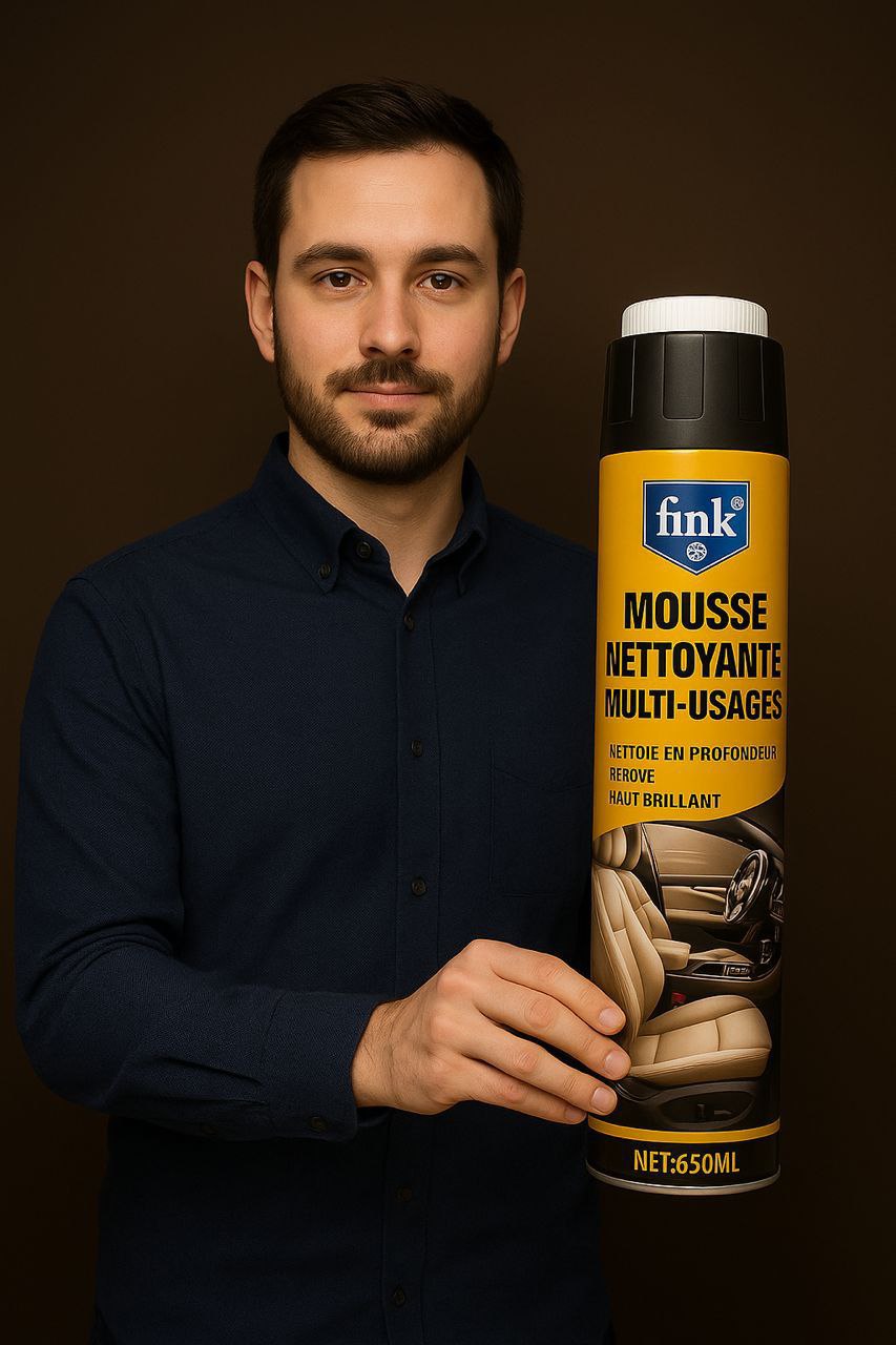 Mousse de nettoyage anti saleté et multi usage