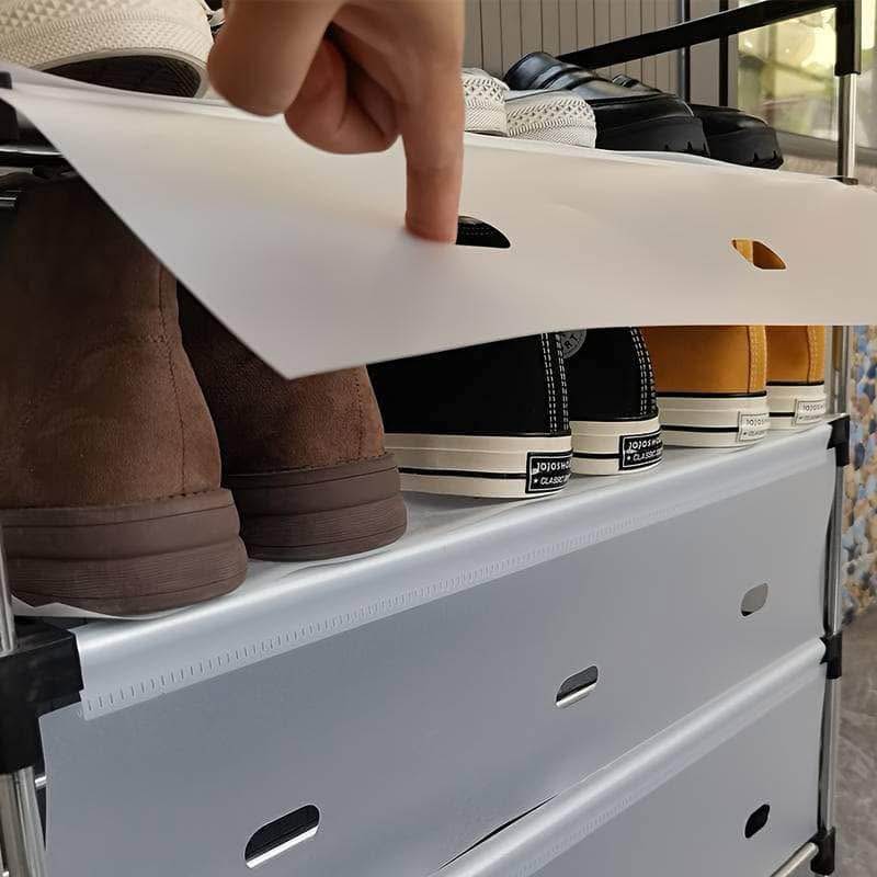 Étagère à Chaussures Avec Couvercle Anti-Poussière | 7 Niveaux