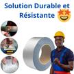 Ruban Adhésif Super Étanche Anti-Fuites en Caoutchouc Butyle 5m sur 5cm Multi-Réparations et Usages