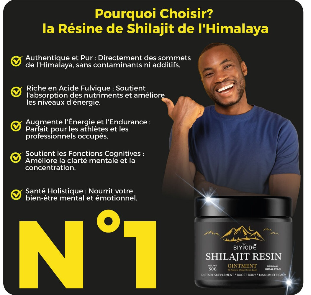🌿Révélez Votre Énergie Cachée avec Shilajit !💪