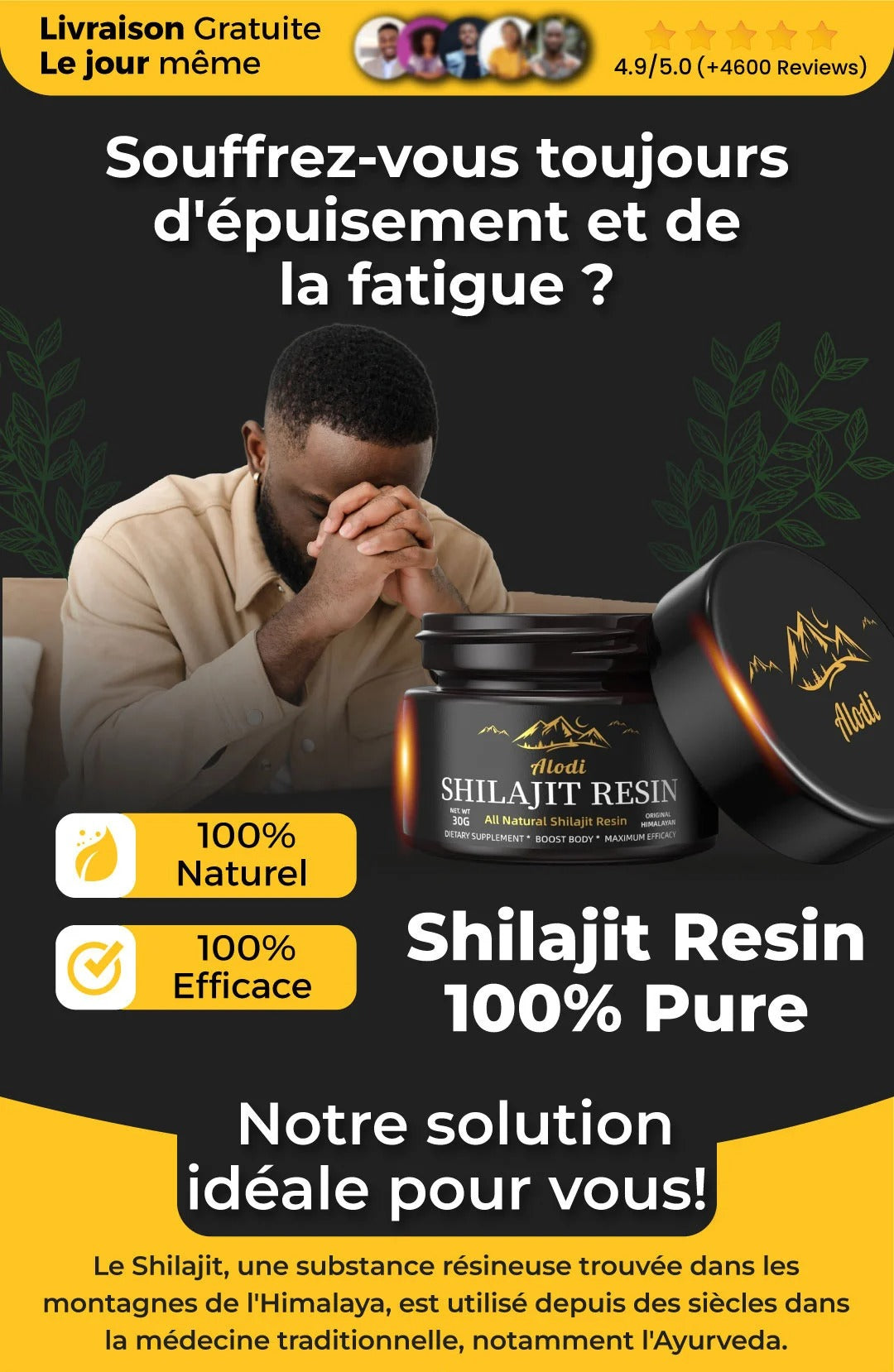 🌿Révélez Votre Énergie Cachée avec Shilajit !💪