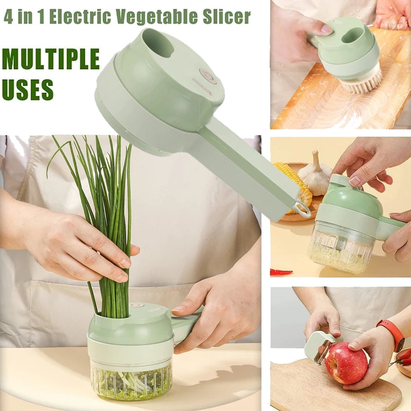 Mini Hachoir Multifonction Ultra-Pratique – Simplifiez Vos Préparations en Cuisine, Sans Effort et en Un Temps Record !