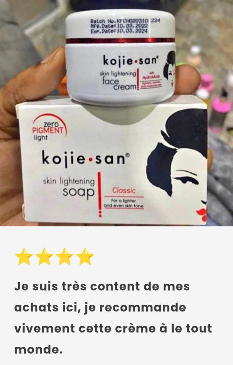 Crème Visage Kojic: Soin Complet Anti-Taches, Acné et Signes de l’Âge
