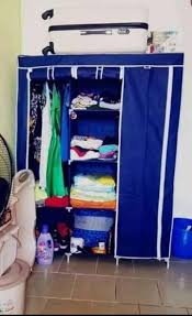 ARMOIRE 3 BATTANT DEMONTABLE EN TISSU