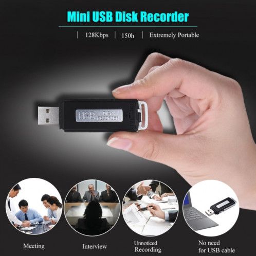 Clé USB Enregistreurs Intelligent : Pour Réunions, Cours et Surveillance Discrète