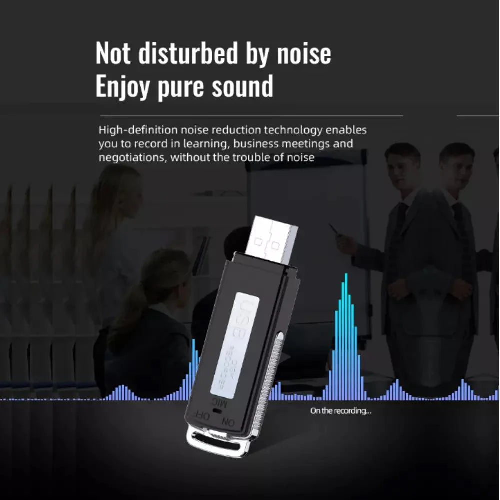 Clé USB Enregistreurs Intelligent : Pour Réunions, Cours et Surveillance Discrète