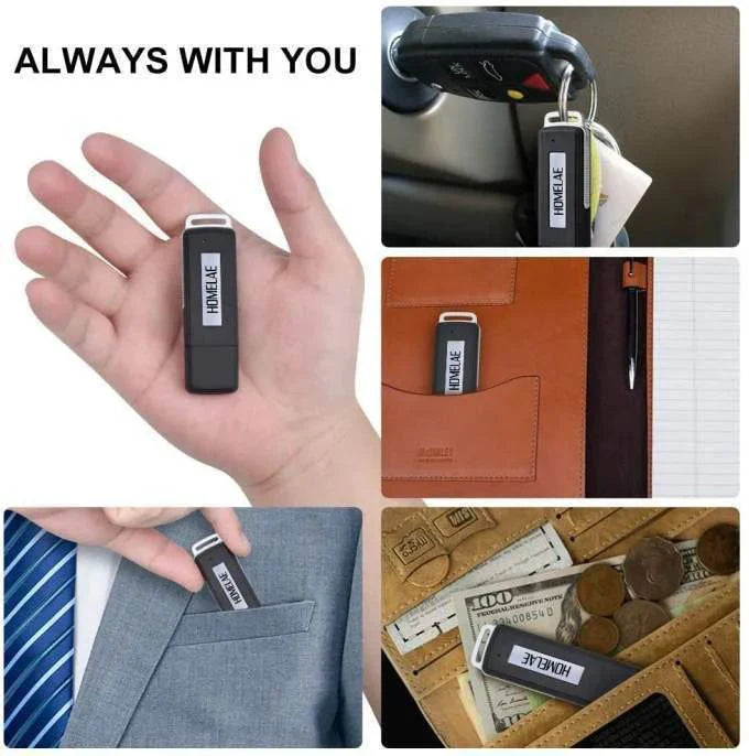 Clé USB Enregistreurs Intelligent : Pour Réunions, Cours et Surveillance Discrète