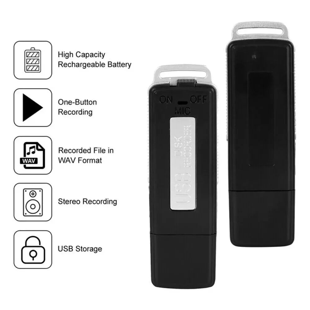 Clé USB Enregistreurs Intelligent : Pour Réunions, Cours et Surveillance Discrète