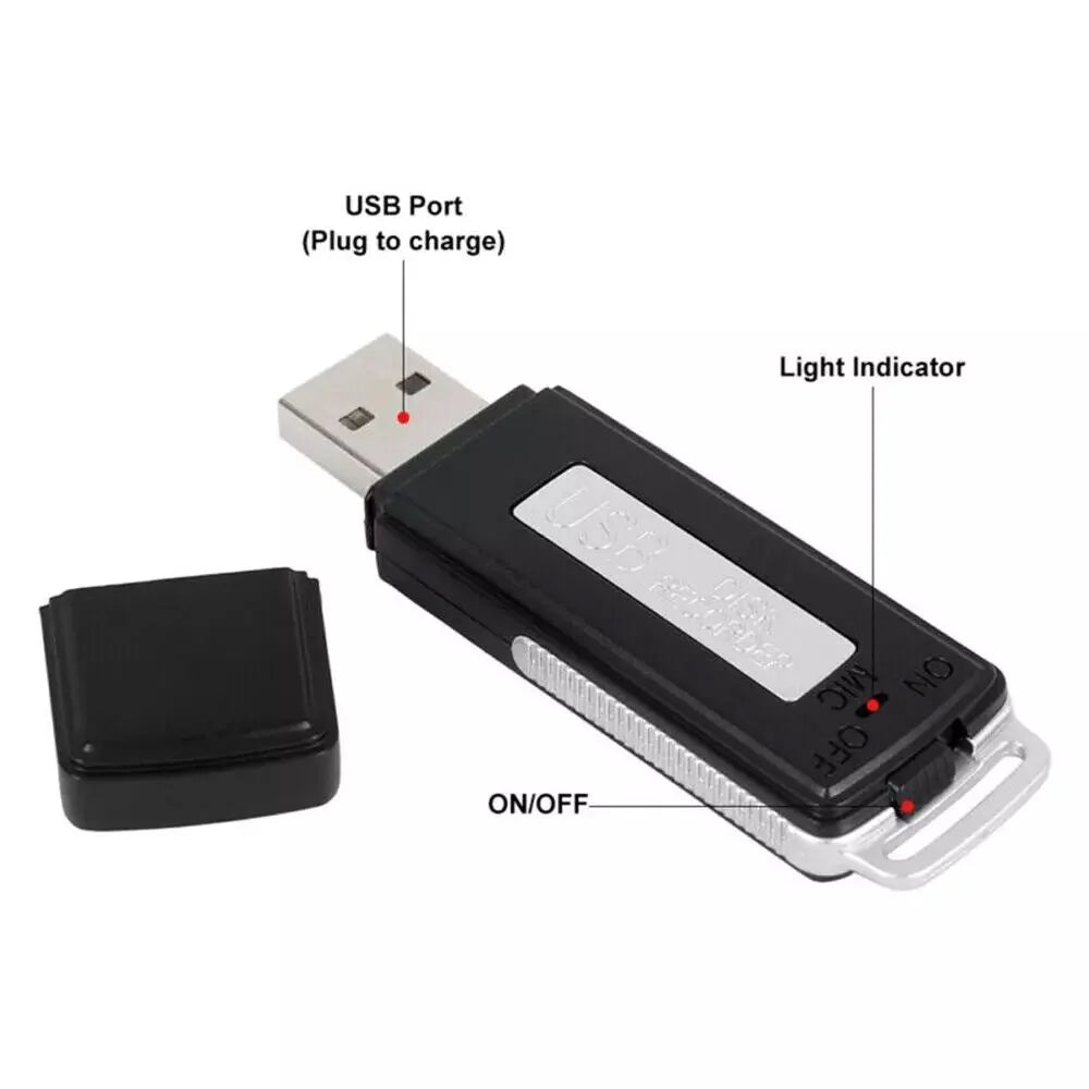 Clé USB Enregistreurs Intelligent : Pour Réunions, Cours et Surveillance Discrète