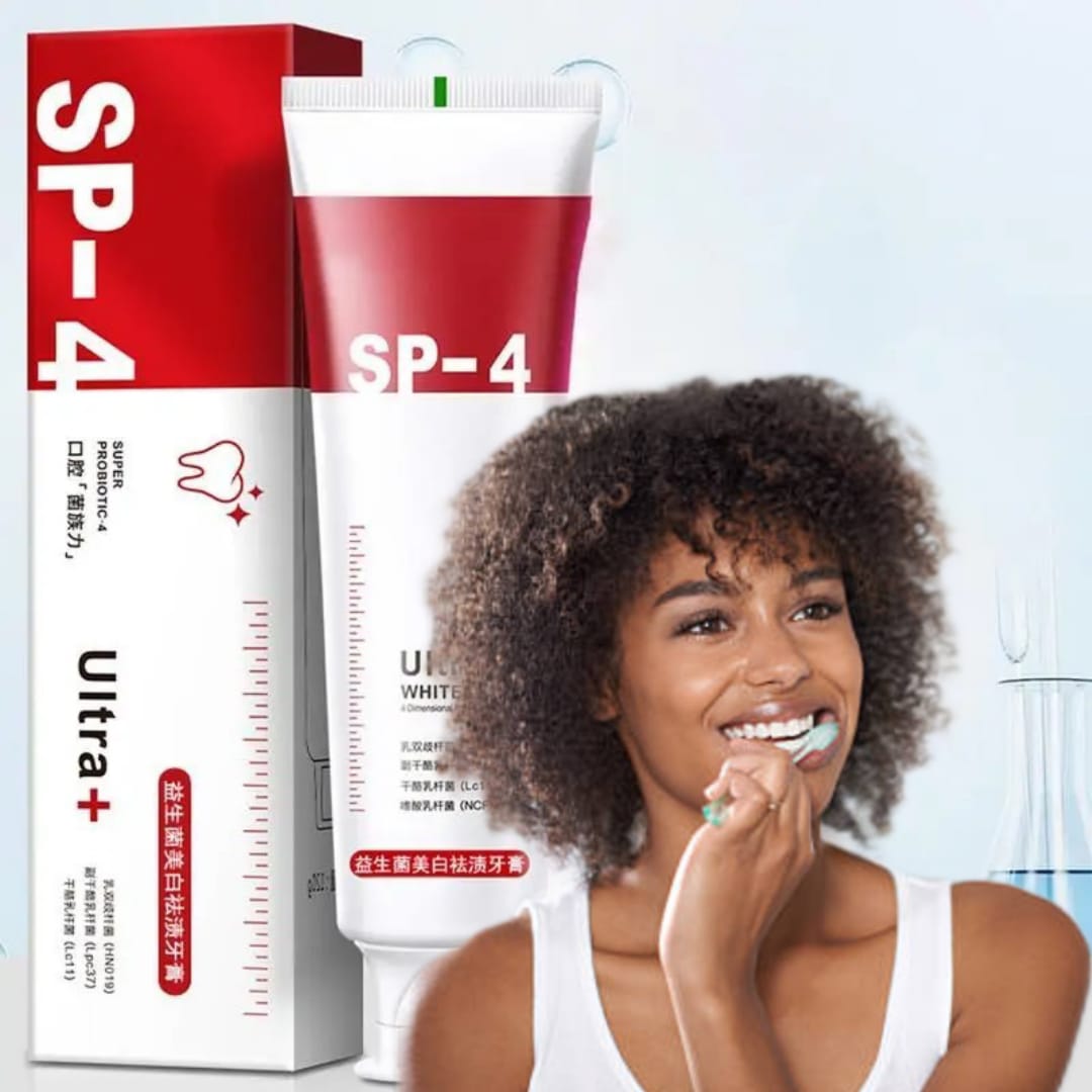 SP-4 Dentifrice blanchissant probiotique Gestion de la santé bucco-dentaire(Élimine des années de taches)