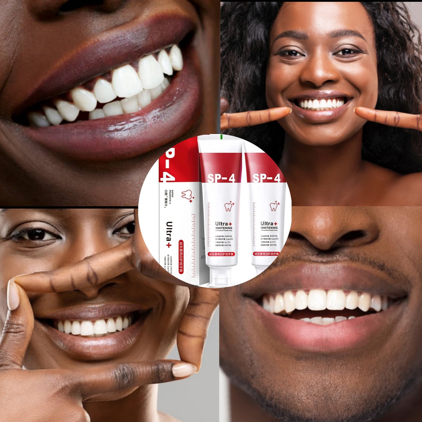 Dentifrice blanchissant probiotique Gestion de la santé bucco-dentaire(Élimine des années de taches)