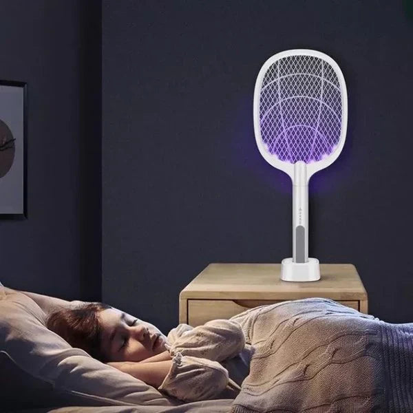 🦟 Marre des moustiques qui gâchent vos nuits ? Obtenez la raquette anti-moustique