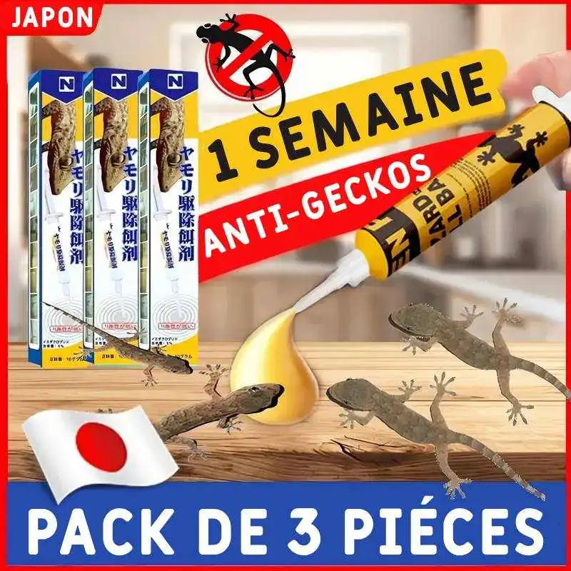 Appât-Gel Anti-Lézards (3 Seringues)