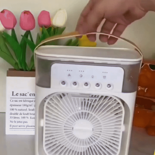 Mini- Climatiseur- Ventilateur - Diffuseur : Tout en UN