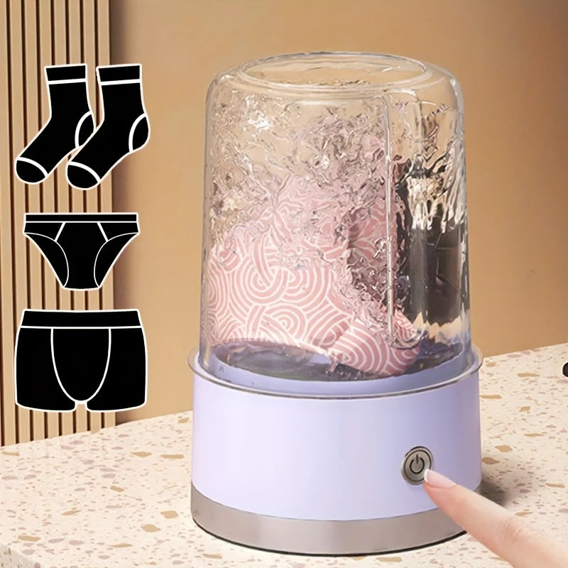 Mini machine à laver numérique 1.5L