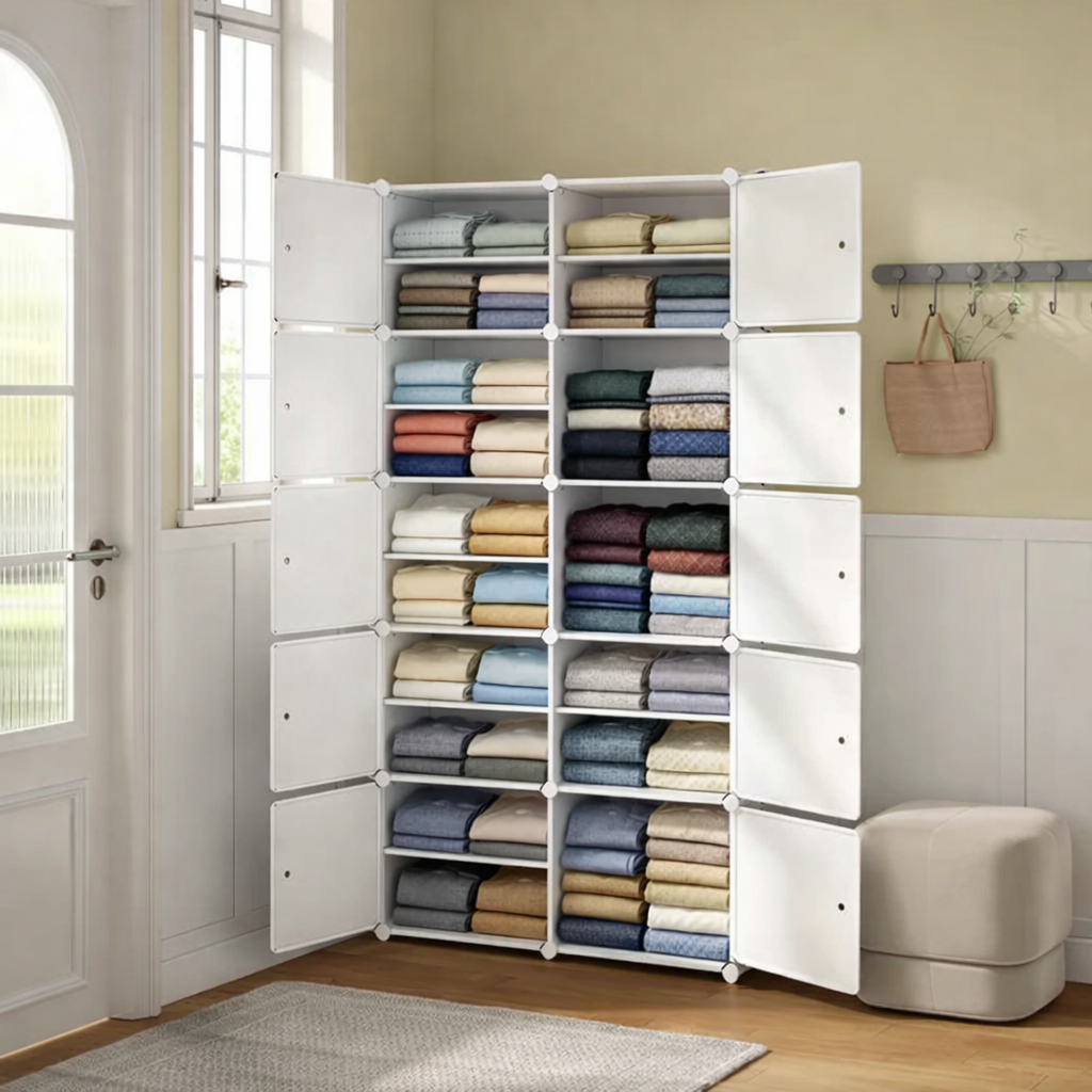 Armoire de vêtement ou chaussure à 10 compartiment